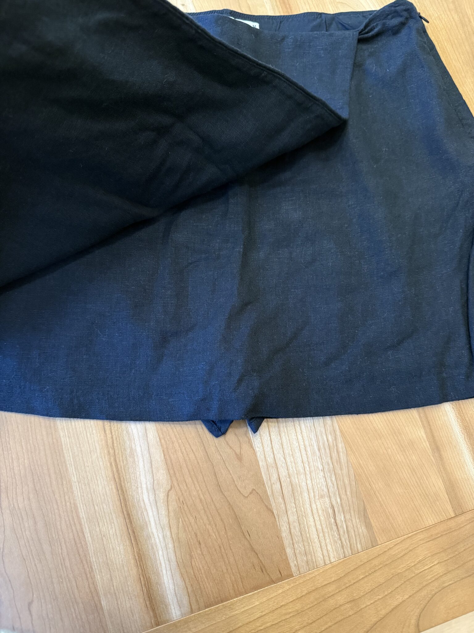 Image for Jupe-short en lin noir