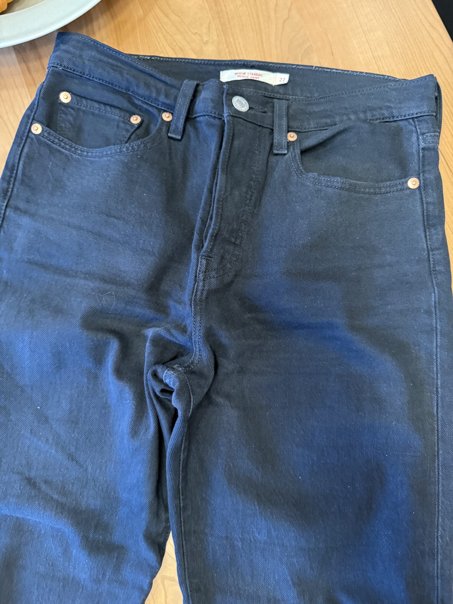Image for Levis wedgie droit noir
