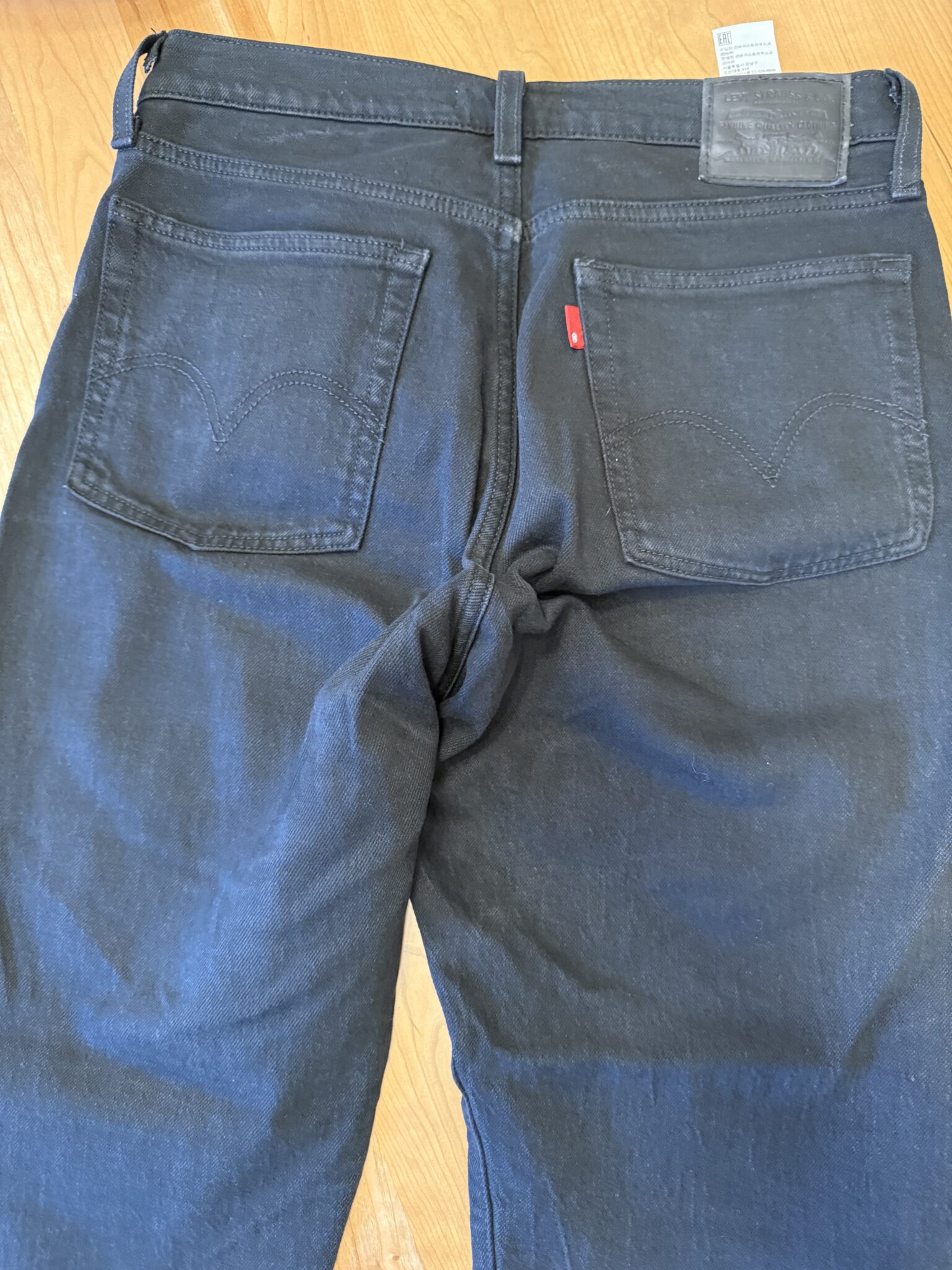 Image for Levis wedgie droit noir
