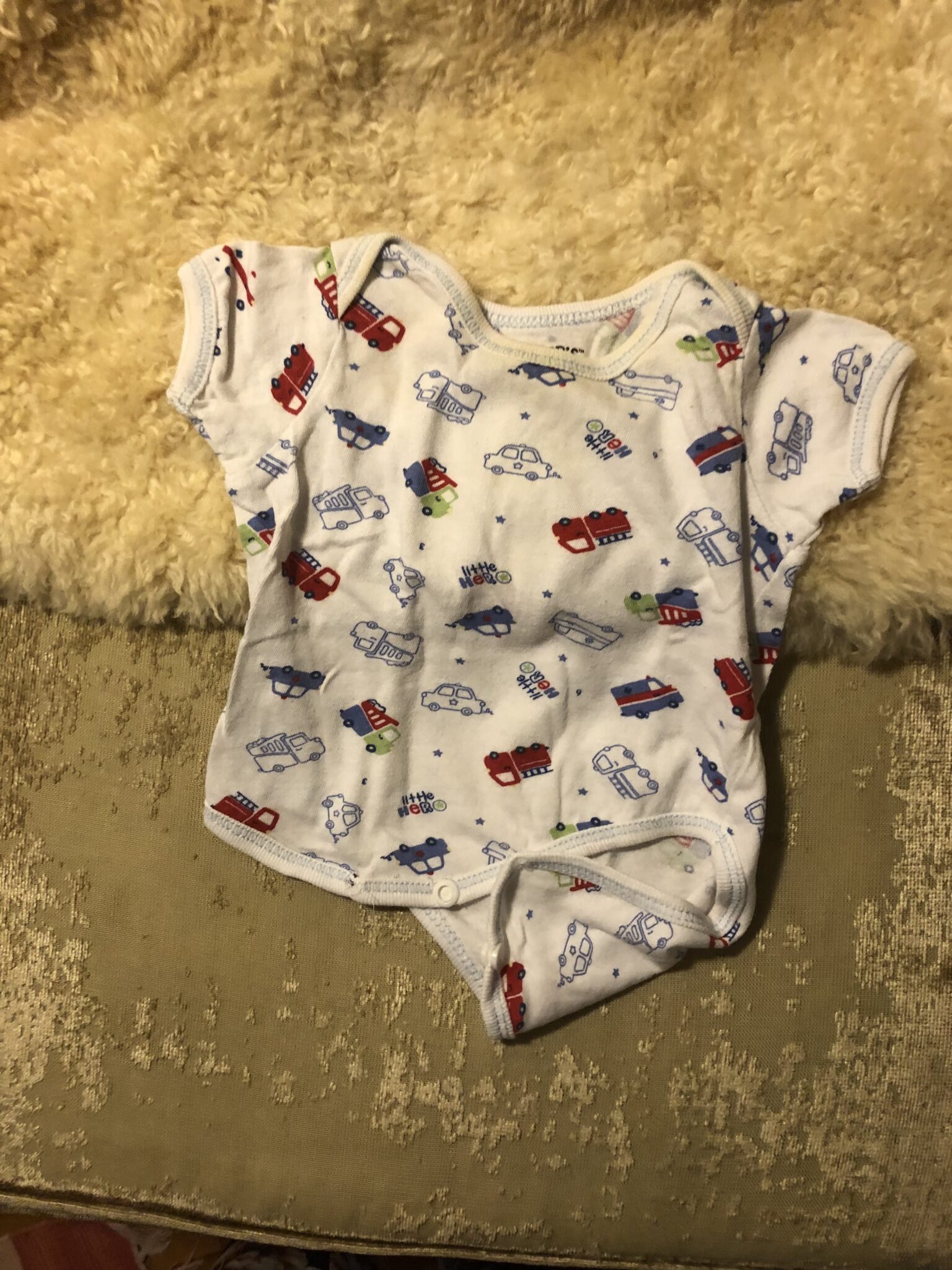 Image for Cache couche « voitures » bébé naissant