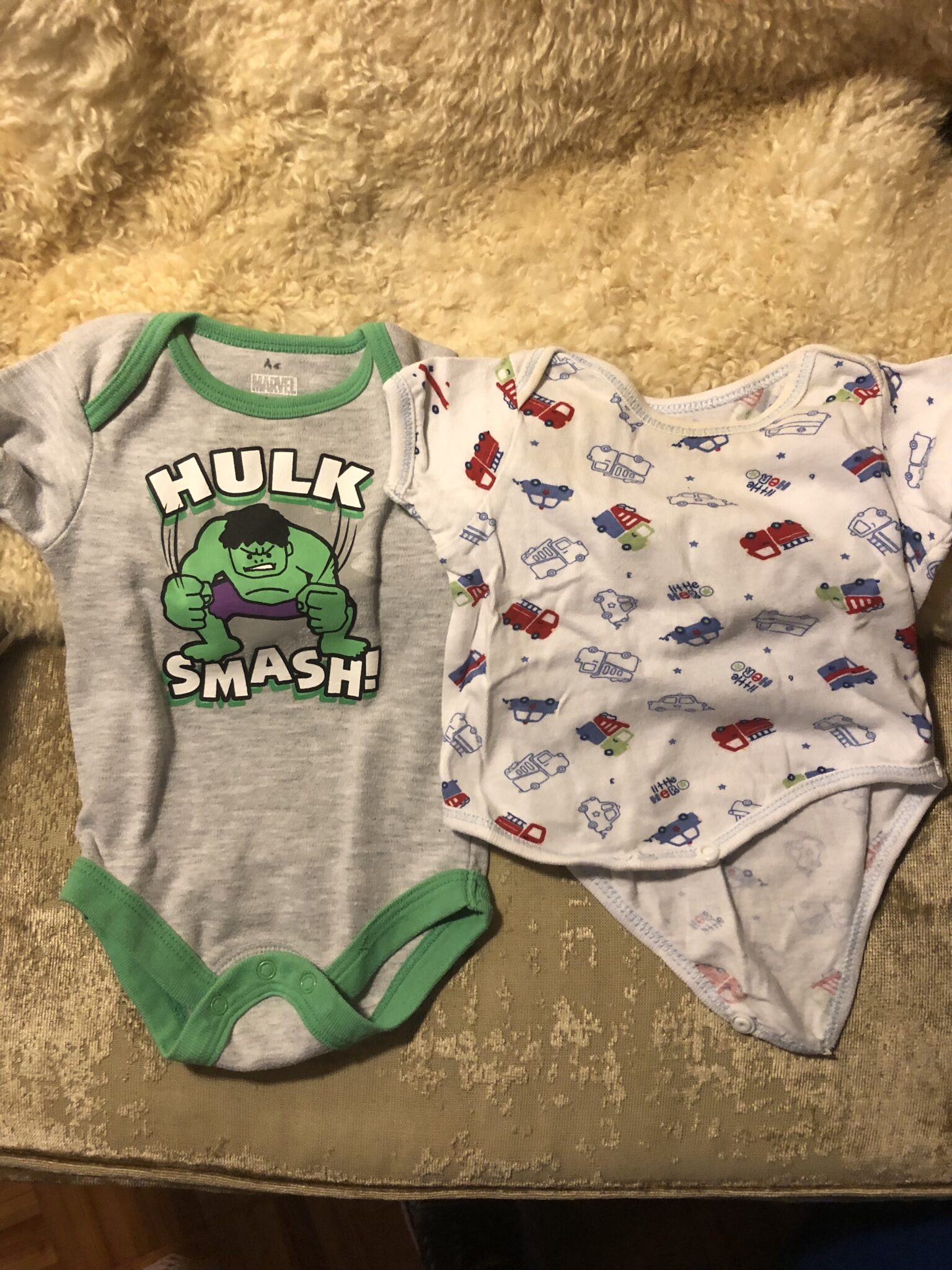 Image for Cache couché « HULK » bébé naissant