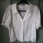 Featured thumbnail for Rihos - White embroidered blouse