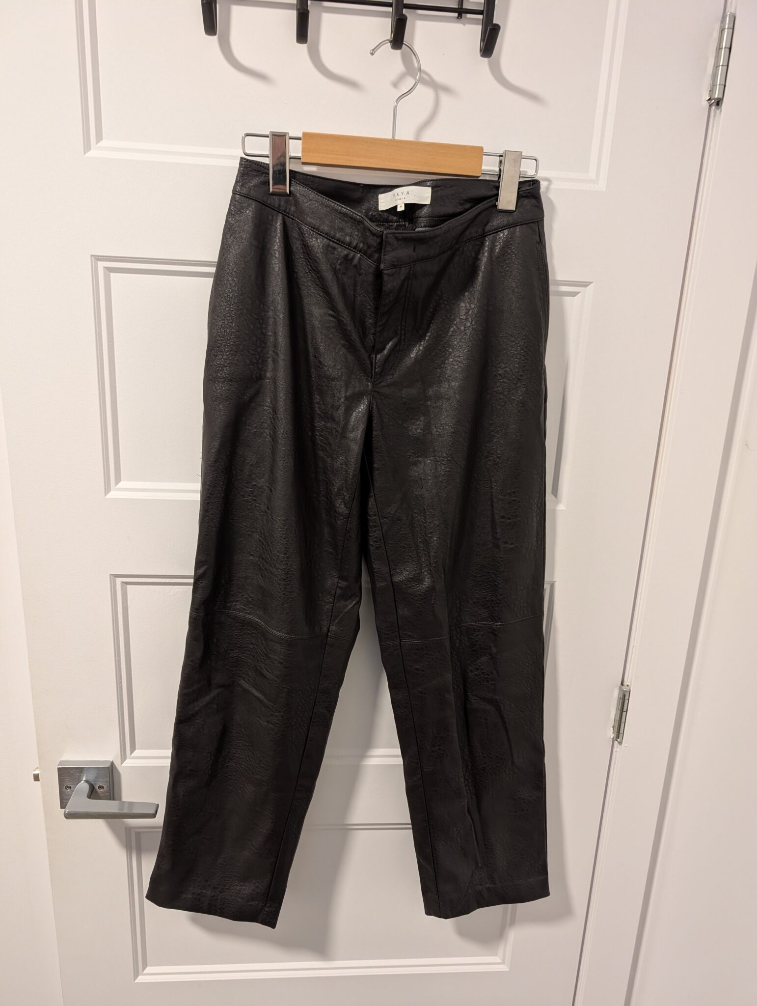 Image for Yaya/Pantalon en faux cuir brun Sz 34EU