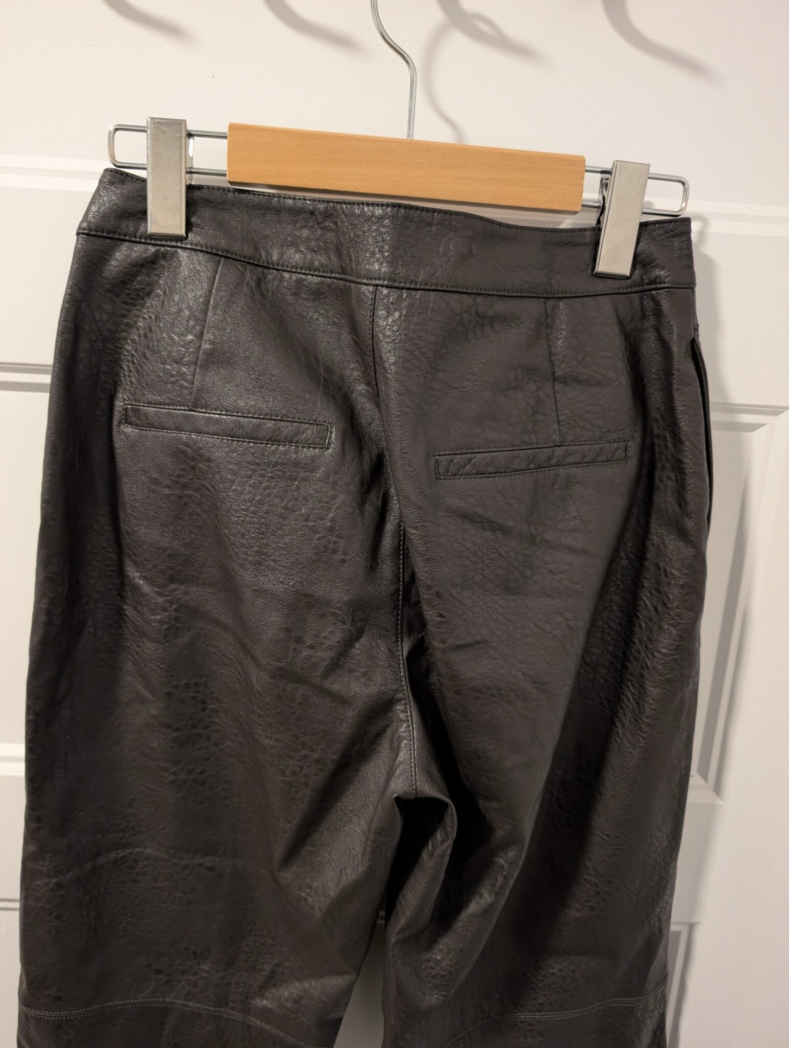 Image for Yaya/Pantalon en faux cuir brun Sz 34EU