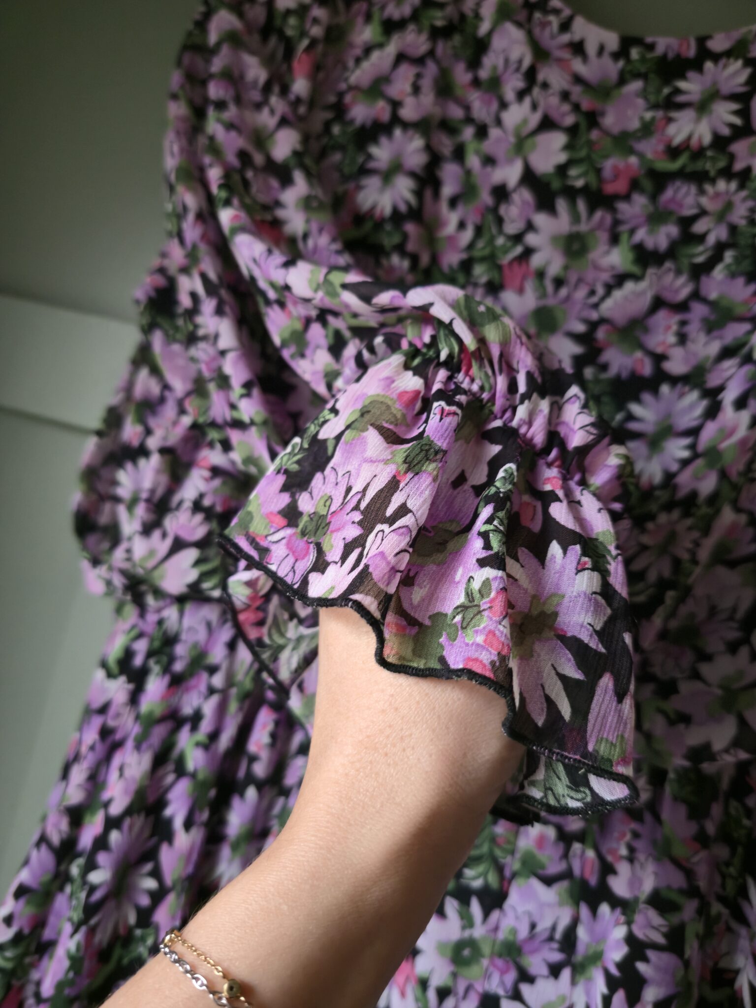 Image for ZARA - Mid-Length Floral Dress
