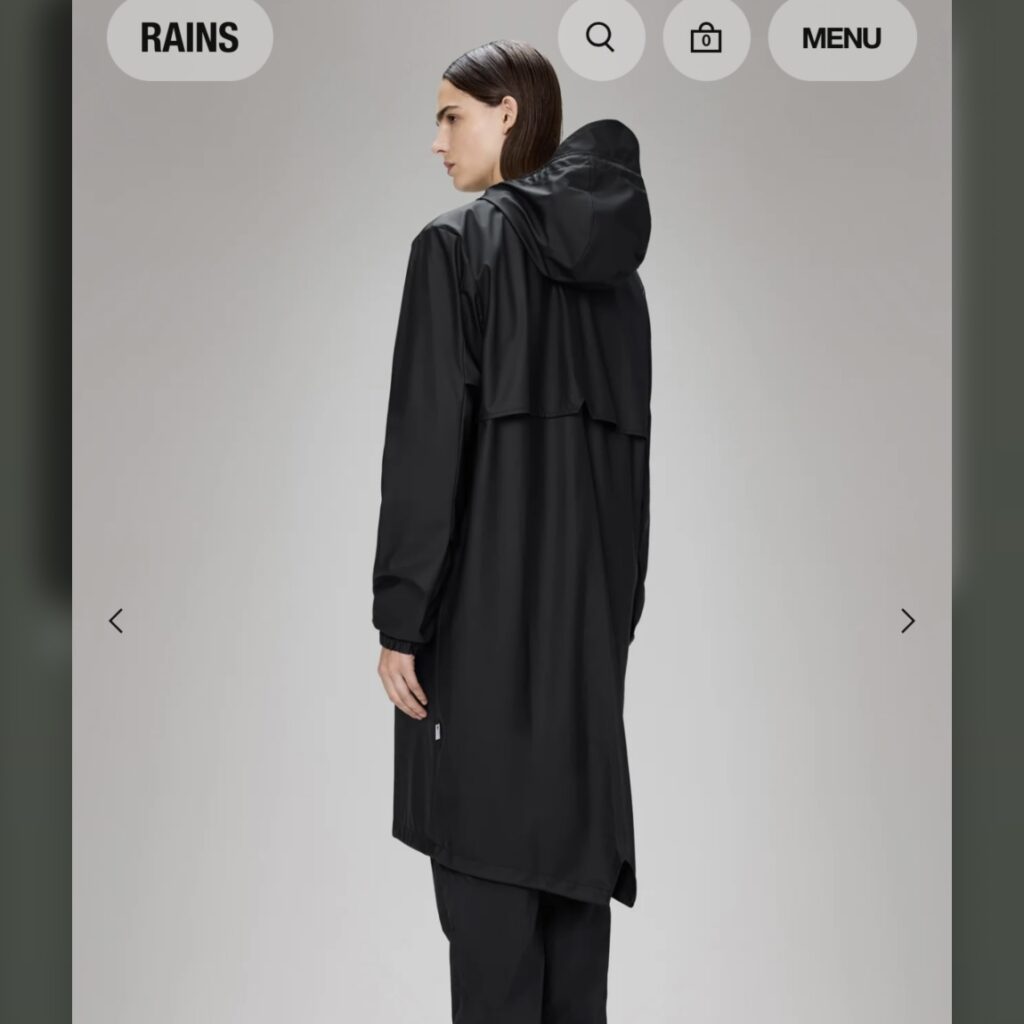 Image for RAINS Fishtail Parka Rain Jacket - Unisex XS