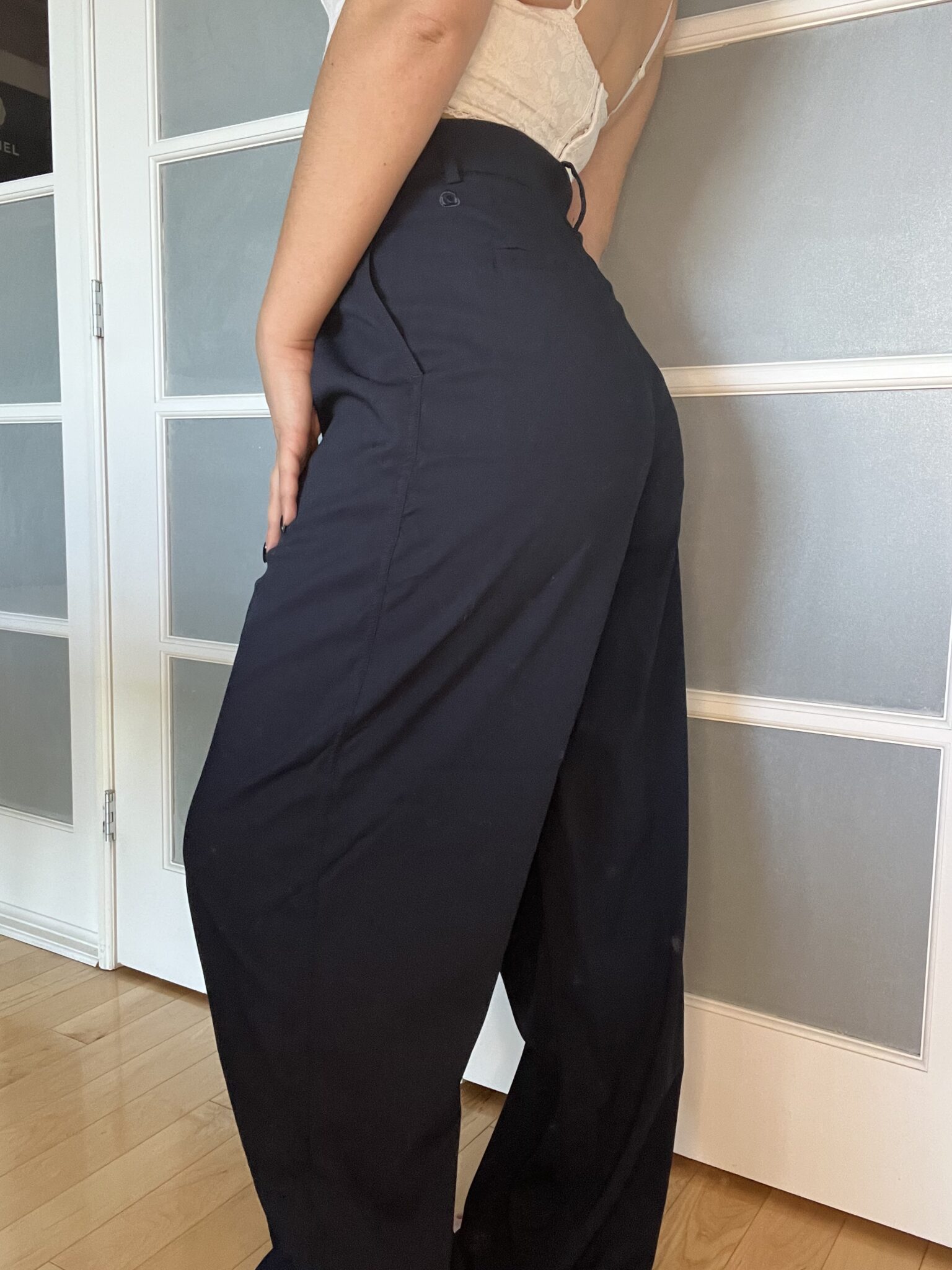 Image for Lululemon dress trousers size 10 navy blue