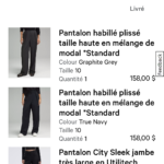 Thumbnail for Lululemon dress trousers size 10 navy blue
