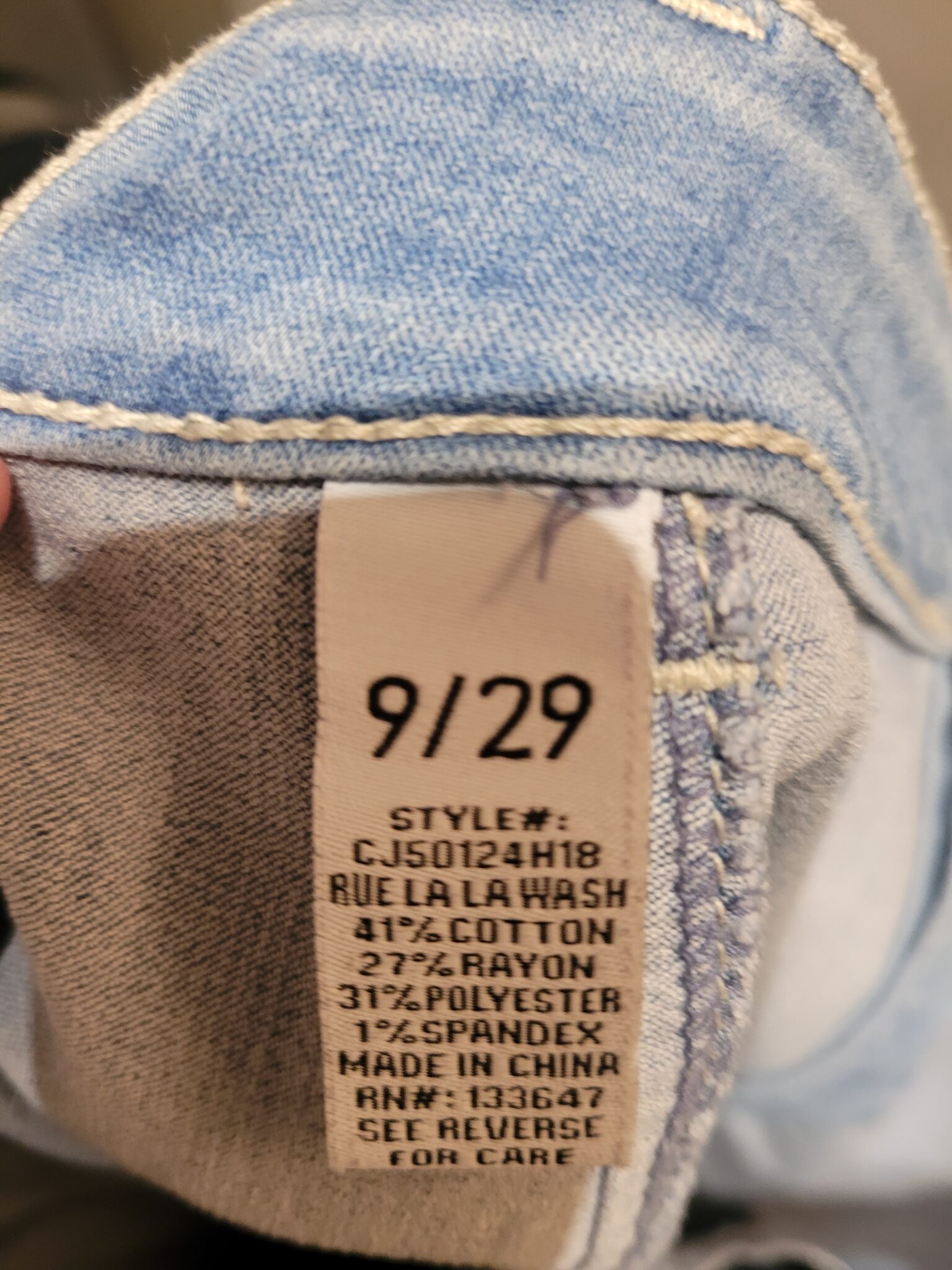 Image for Mini-jupe boutonnée en jeans grandeur 9/29