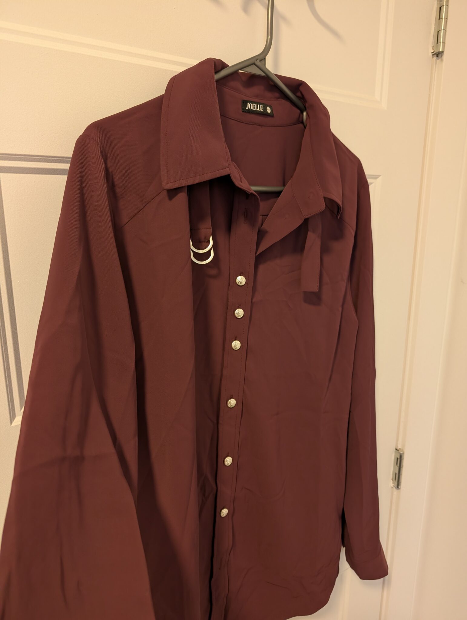 Image for Joelle/Blouse Bordeaux Sz M