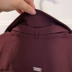 Thumbnail for Joelle/Blouse Bordeaux Sz M
