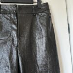 Thumbnail for Le Fou Wilfred shiny black trousers size 8