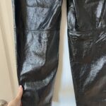 Thumbnail for Le Fou Wilfred shiny black trousers size 8