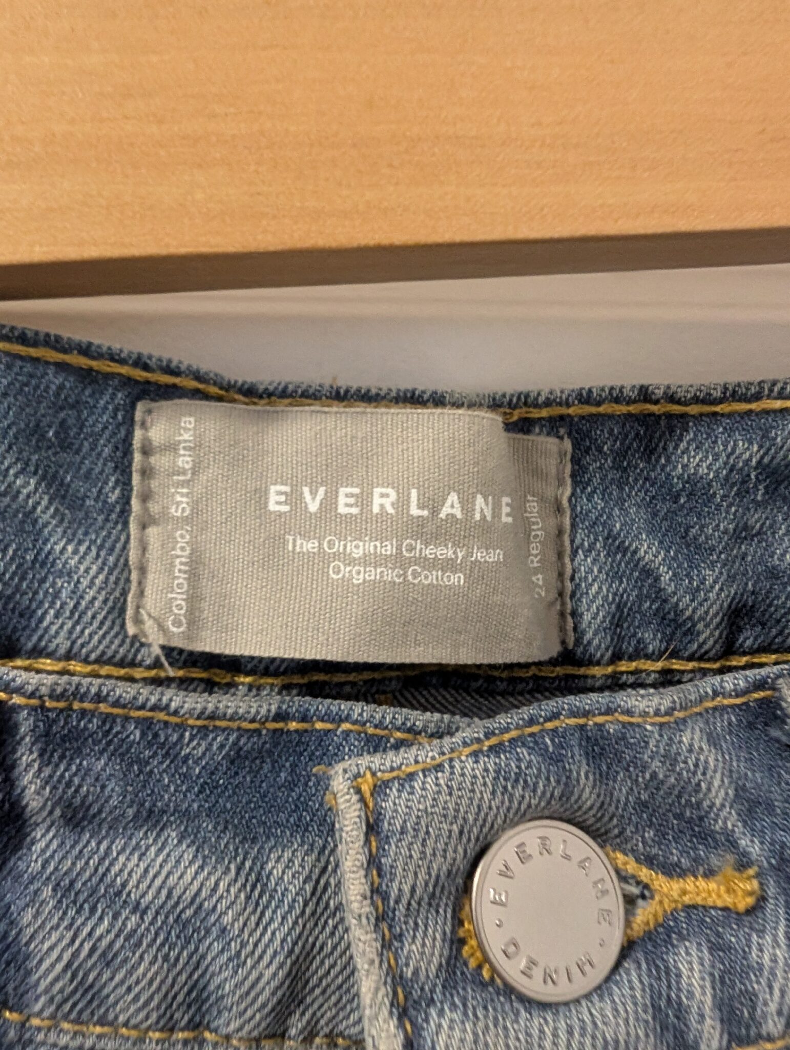 Image for Everlane/The Original Cheeky jeans Sz 24
