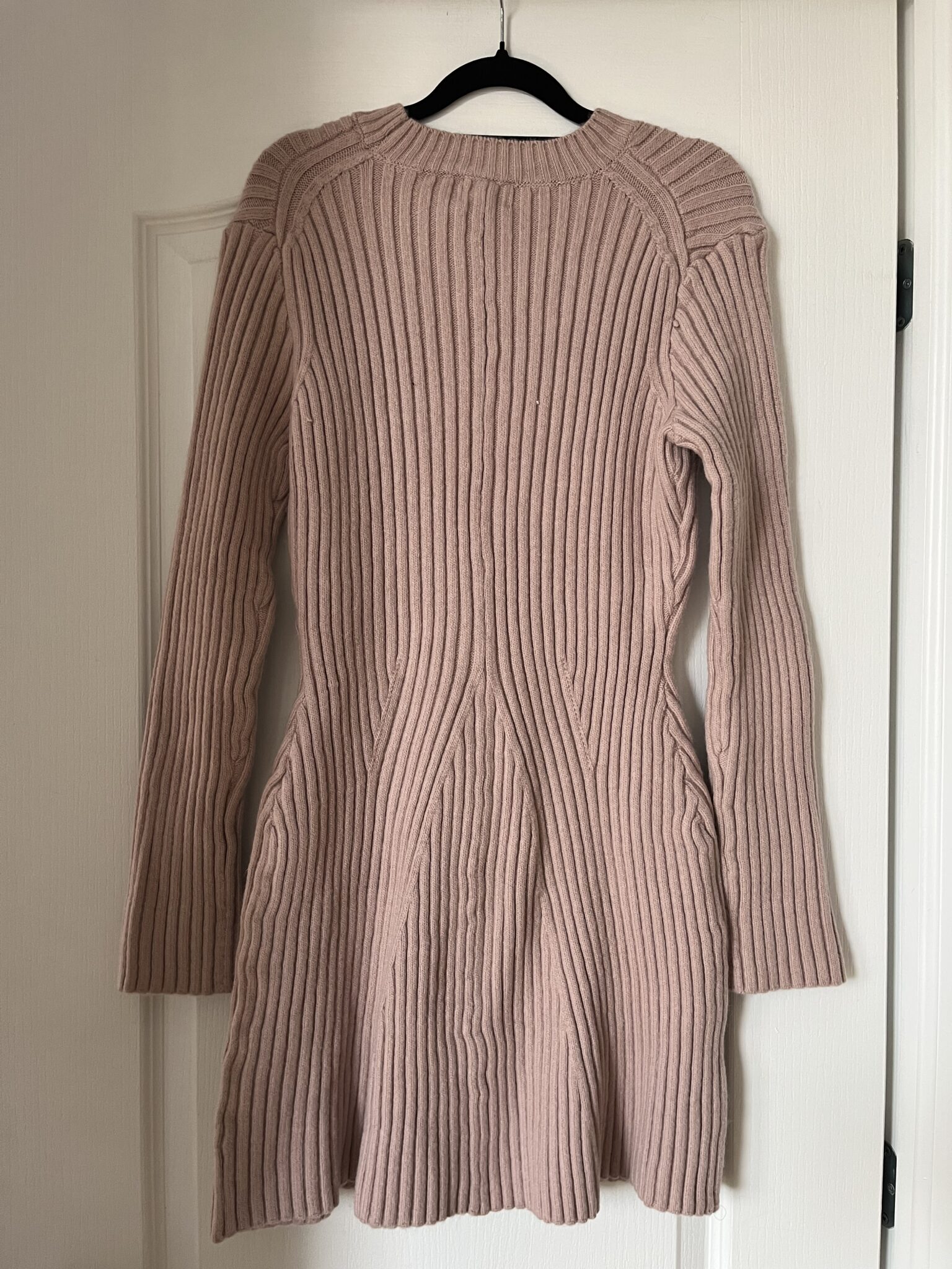 Image for H&M pink jumper dress size M