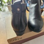 Thumbnail for Bottines Veil en cuir noir