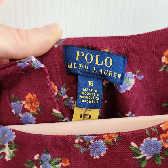 Image for Robe courte fleurie Ralph Lauren