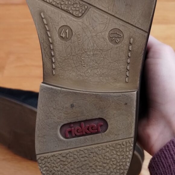 Image for Chaussures noires Rieker en cuir