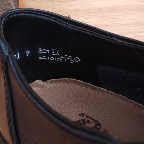 Image for Chaussures noires Rieker en cuir
