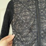 Thumbnail for Wilfred Aritzia black lace blouse