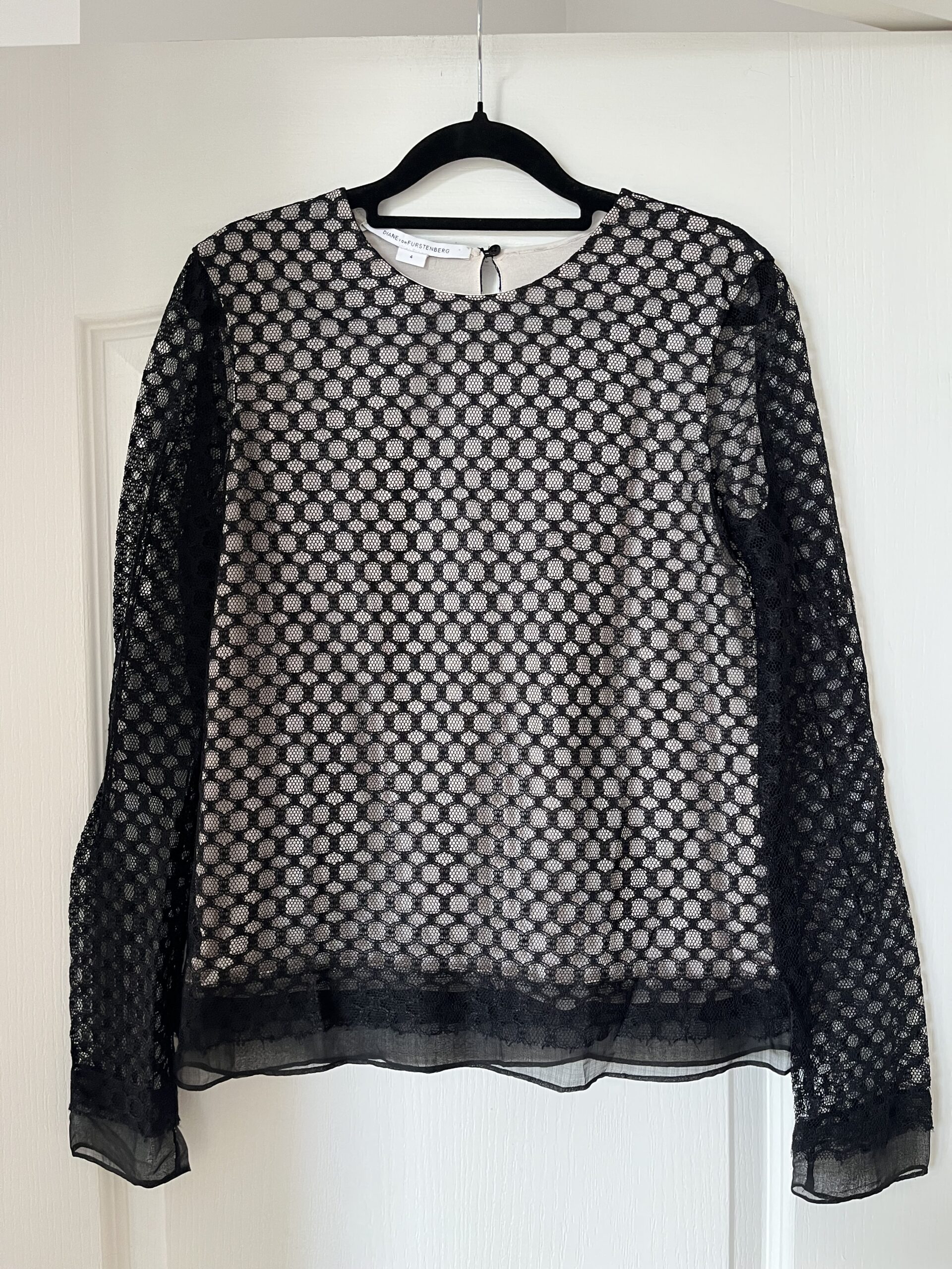 Blouse à dentelles Diane Von Furstenberg Diane Von Fürstenberg seconde main