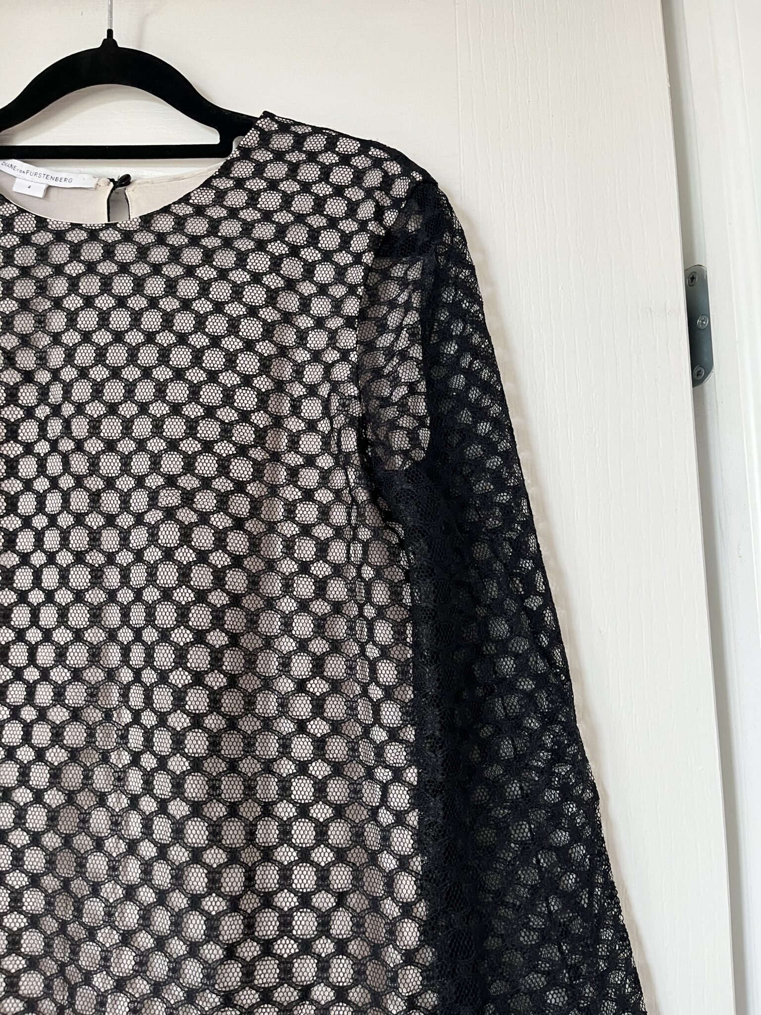 Image for Diane Von Furstenberg lace blouse