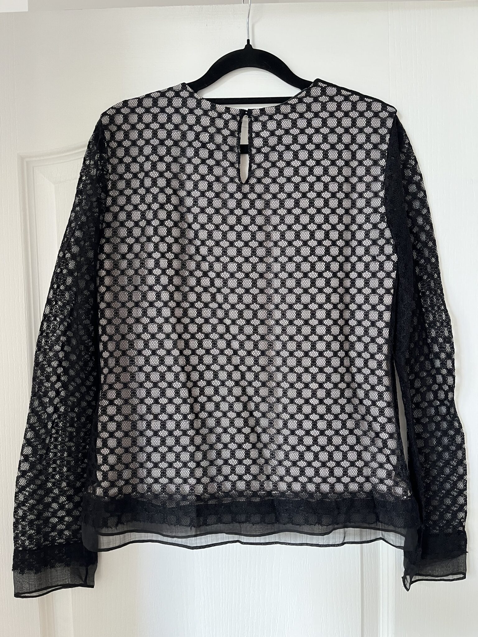 Image for Diane Von Furstenberg lace blouse