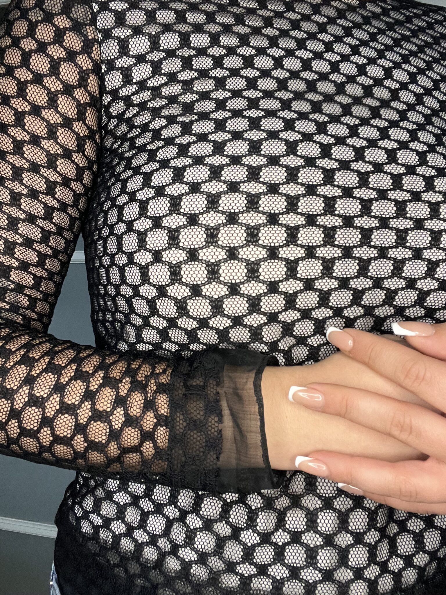 Image for Diane Von Furstenberg lace blouse