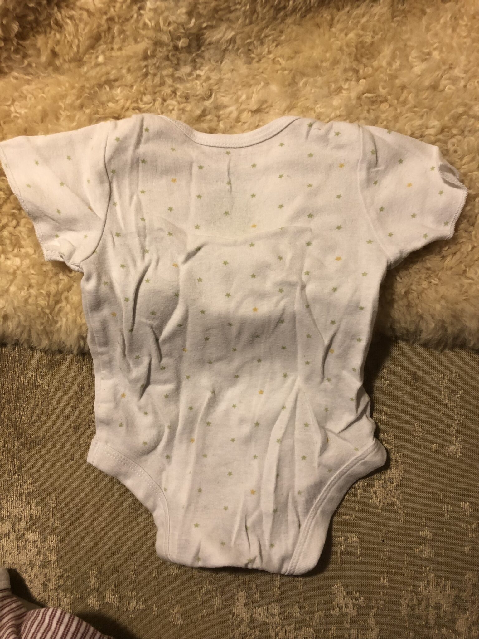 Image for Cache couche étoilé bébé naissant
