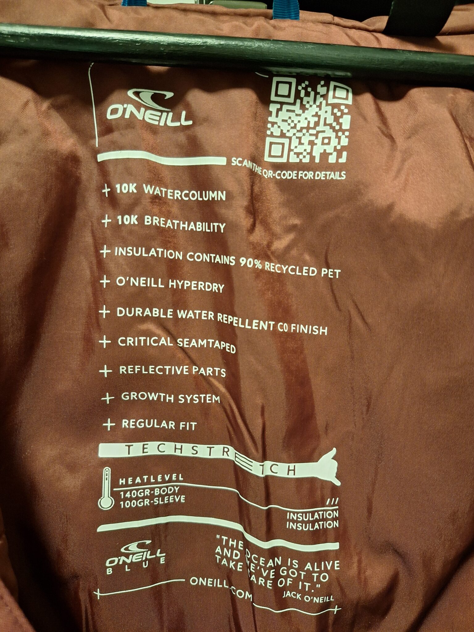 Image for Manteau d'hiver O'Neill pour ado