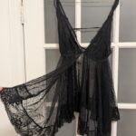 Thumbnail for Plumetis lace nightie