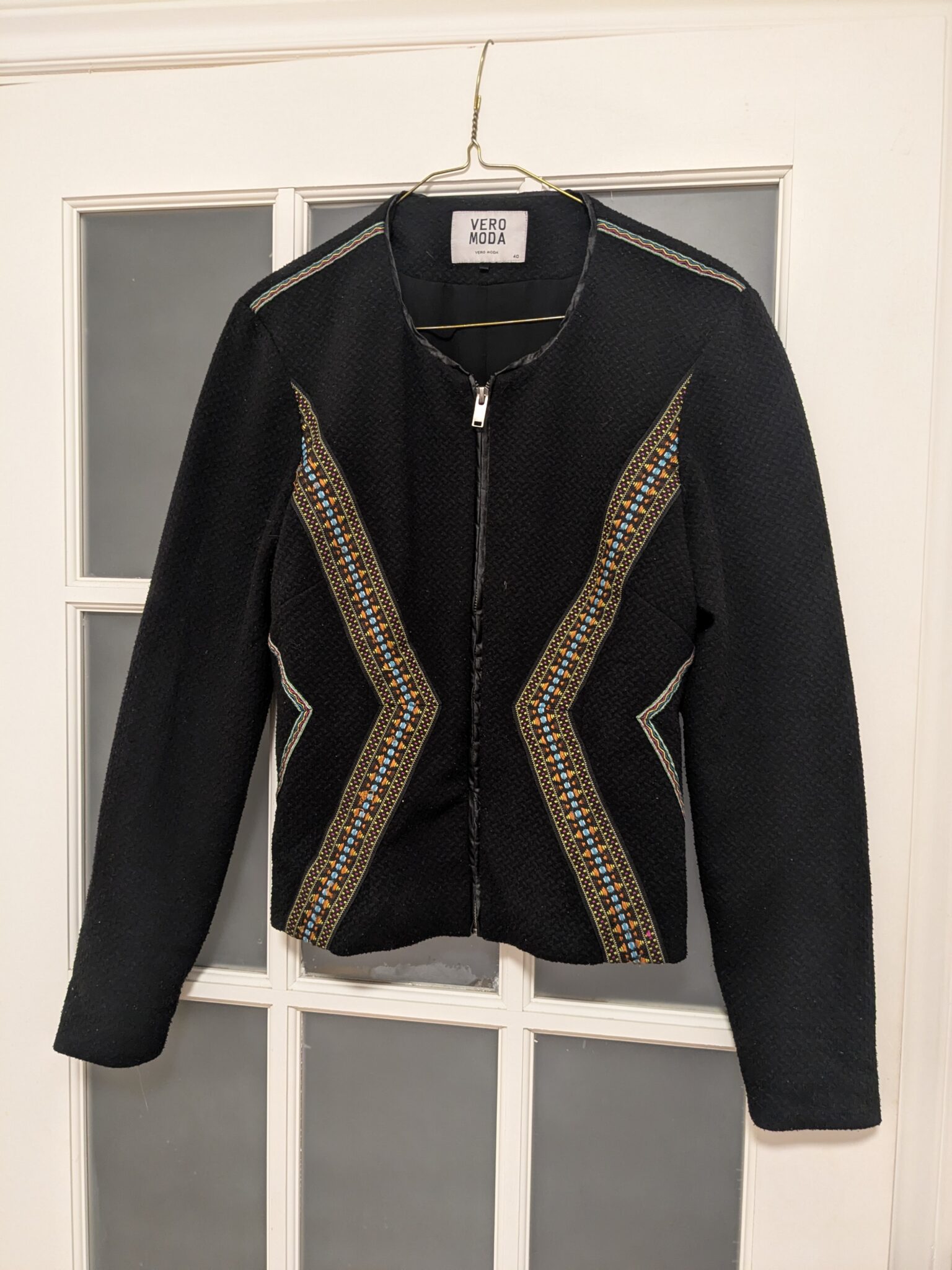 Featured image for Embroidered bomber jacket