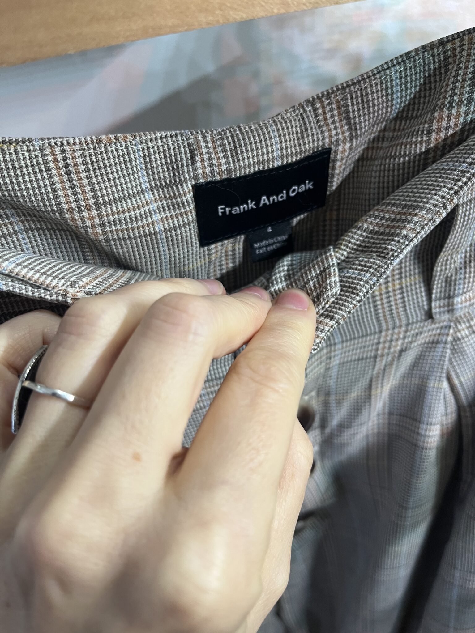 Image for Pantalon carreaux Frank and oak