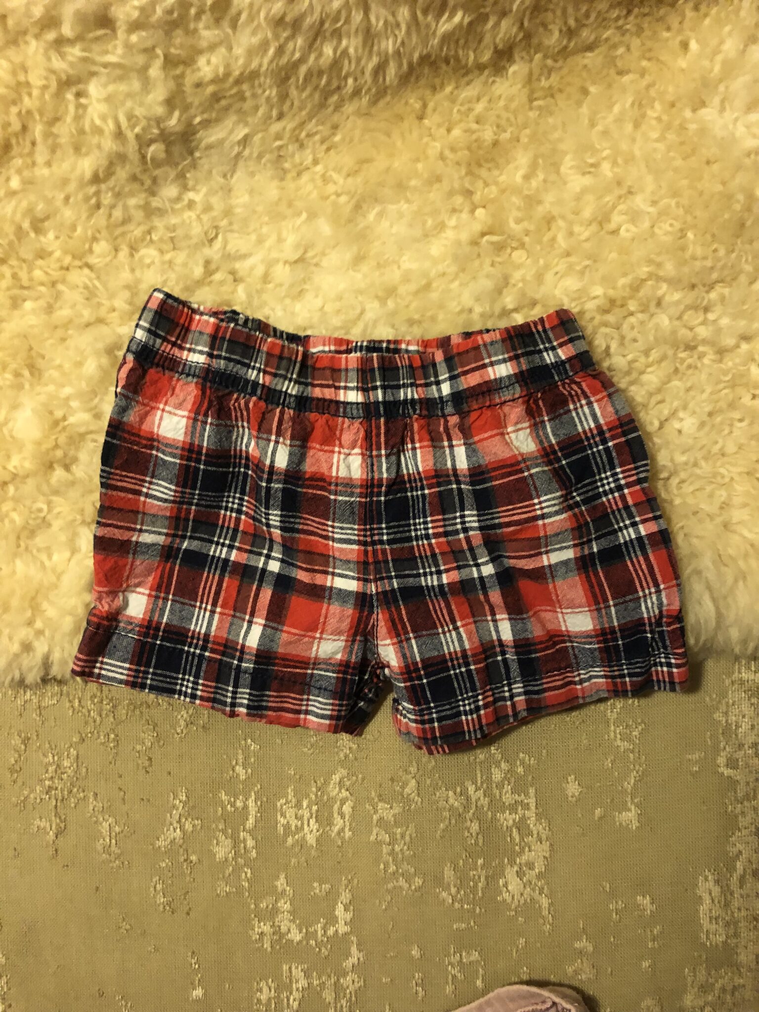 Featured image for Shorts à carreaux bébé naissant