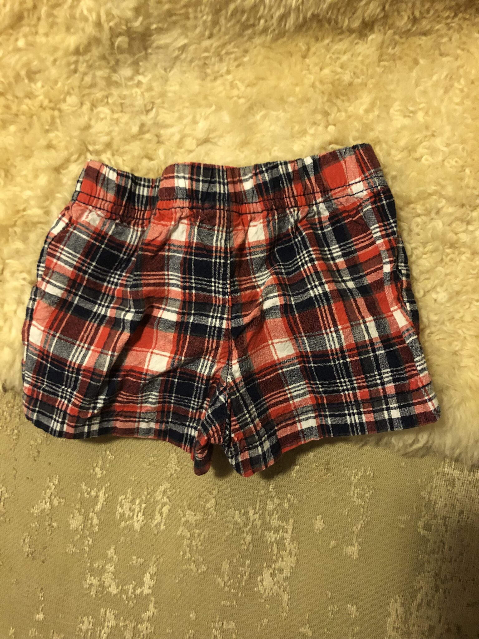 Image for Shorts à carreaux bébé naissant