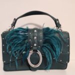 Featured thumbnail for LIU JO Darsena Handbag, in Dark Green with Feathers