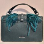 Thumbnail for LIU JO Darsena Handbag, in Dark Green with Feathers