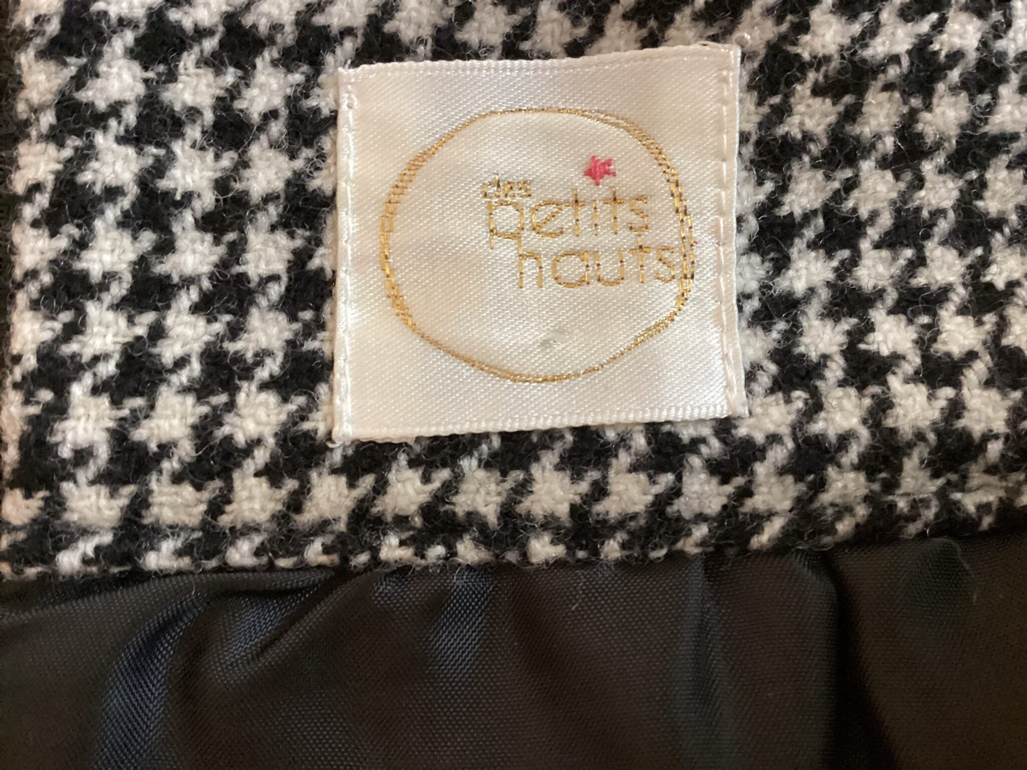 Image for Jupe au motif « pied de poule » Des Petits Hauts