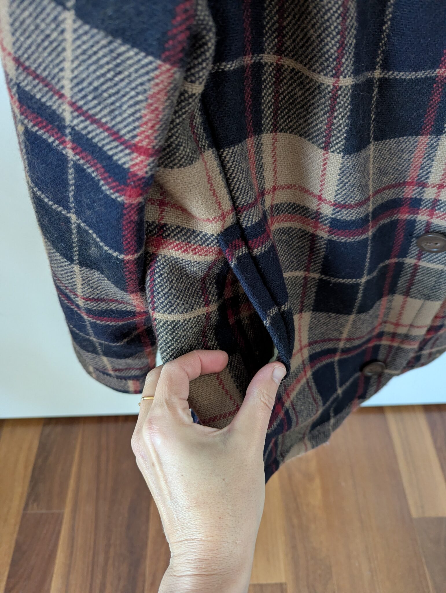 Image for Manteau de laine à carreaux Woolrich, small