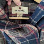 Thumbnail for Manteau de laine à carreaux Woolrich, small