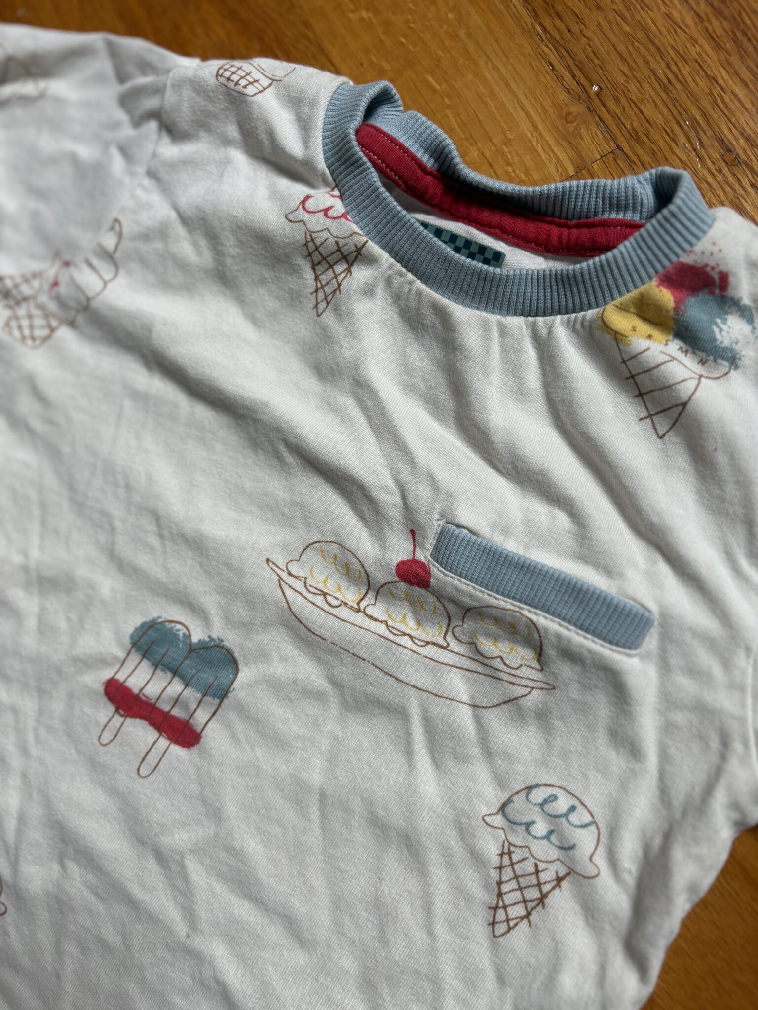 Image for T-shirt souris mini collection crème glacée 2024