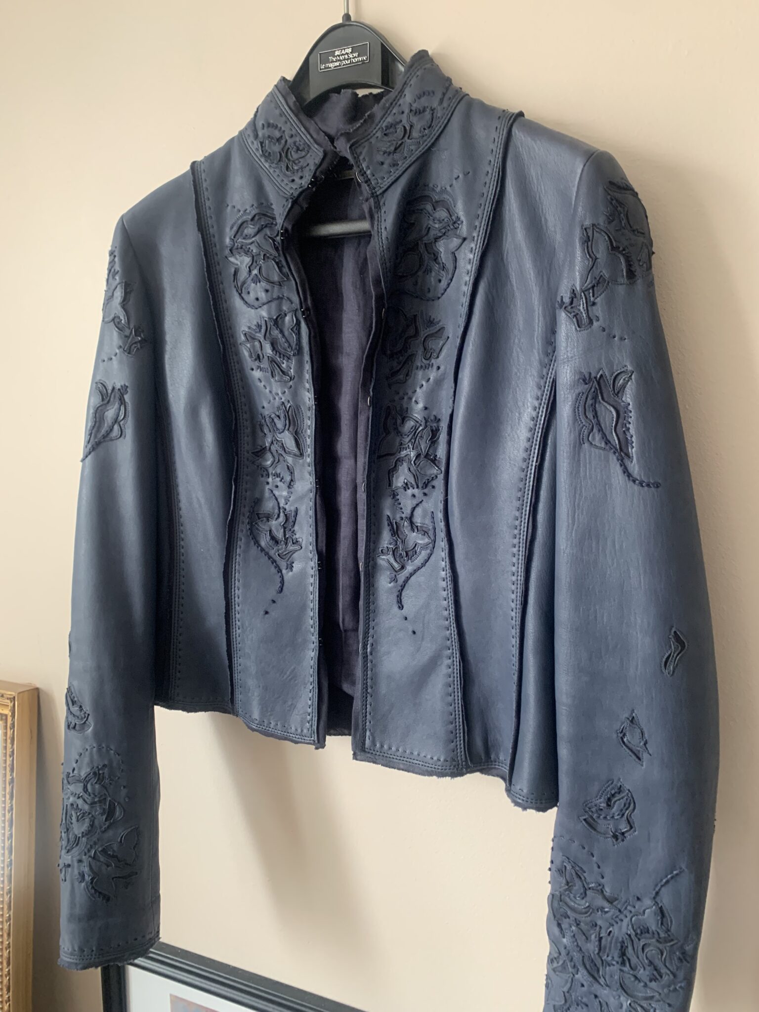 Image for Veste de cuir XS Élie Tahari