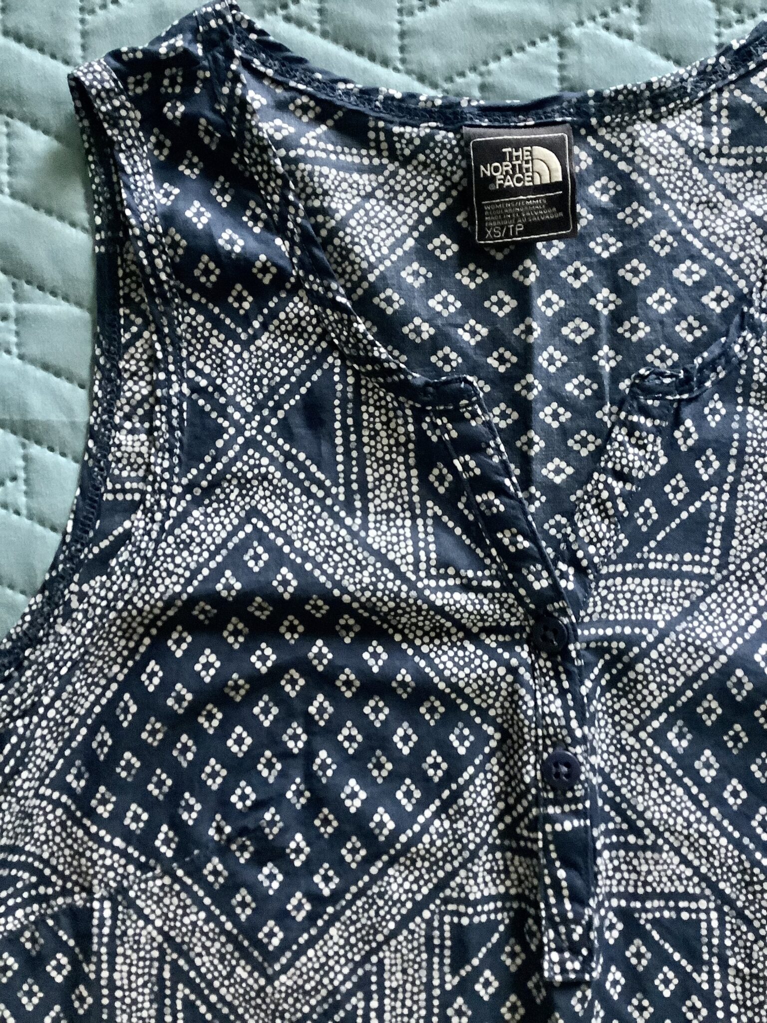 Image for Haut sans manche The North Face gris et bleu