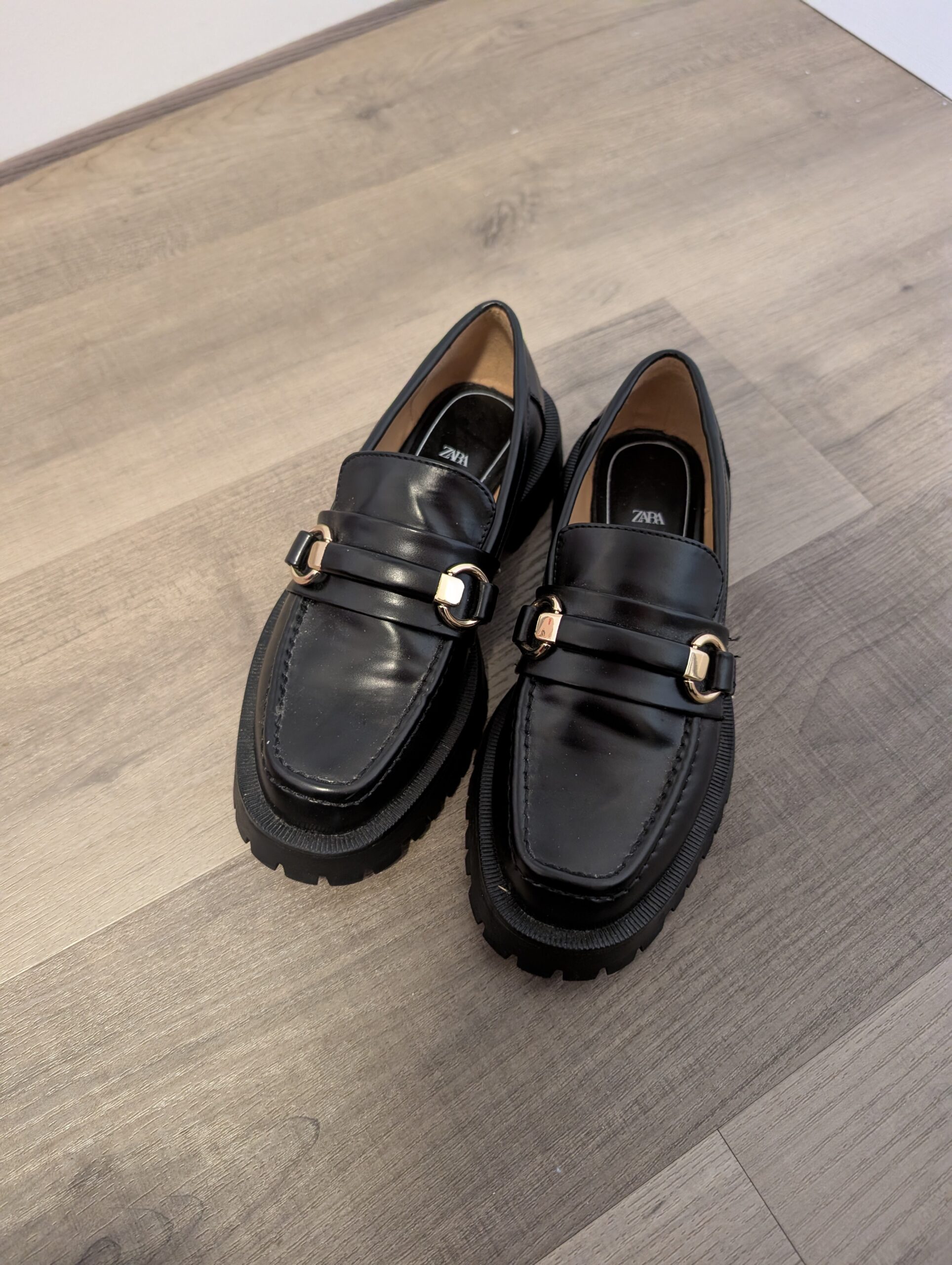 Zara/Loafers noir Sz 36 Zara seconde main