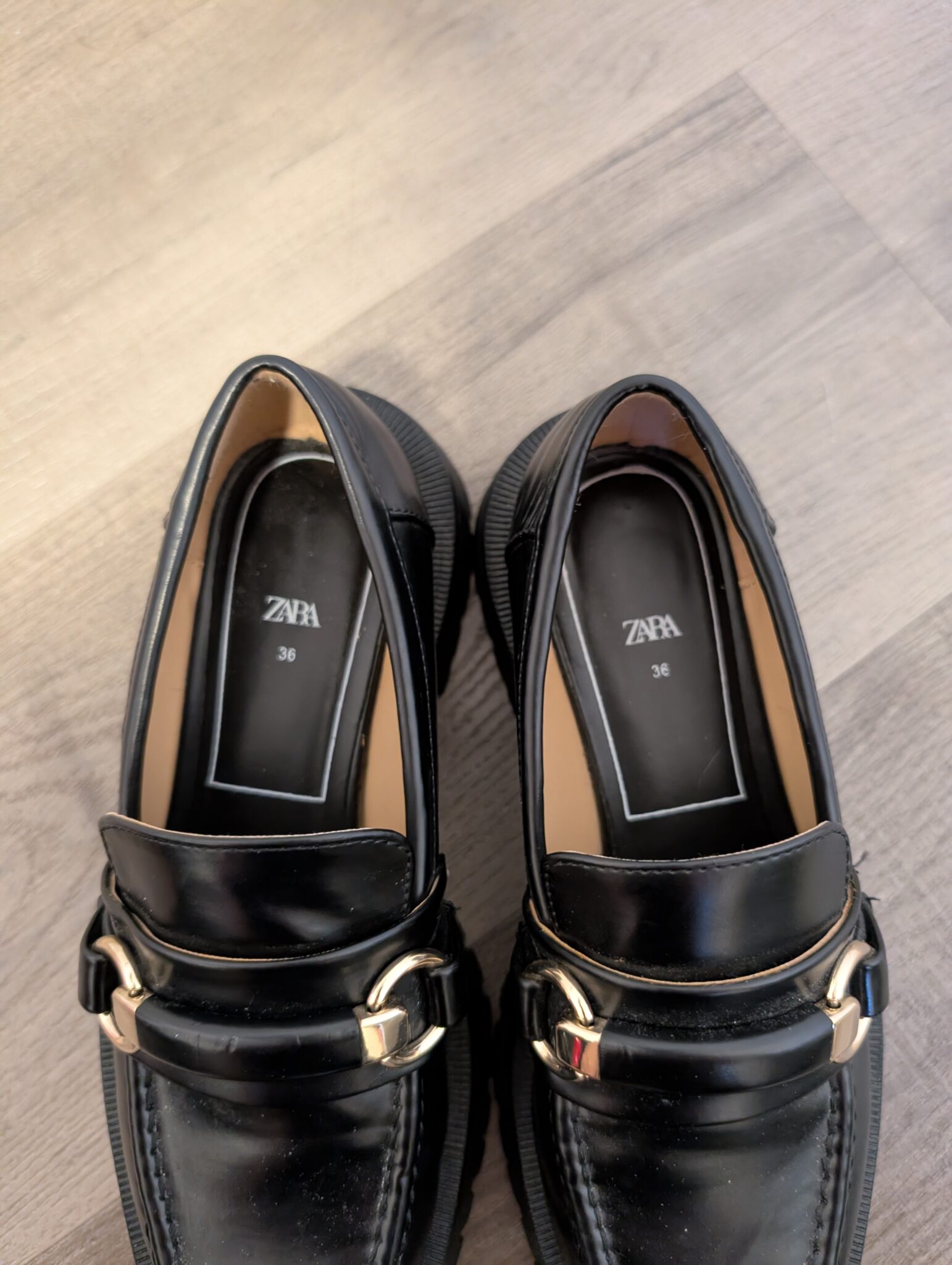 Image for Zara/Loafers noir Sz 36