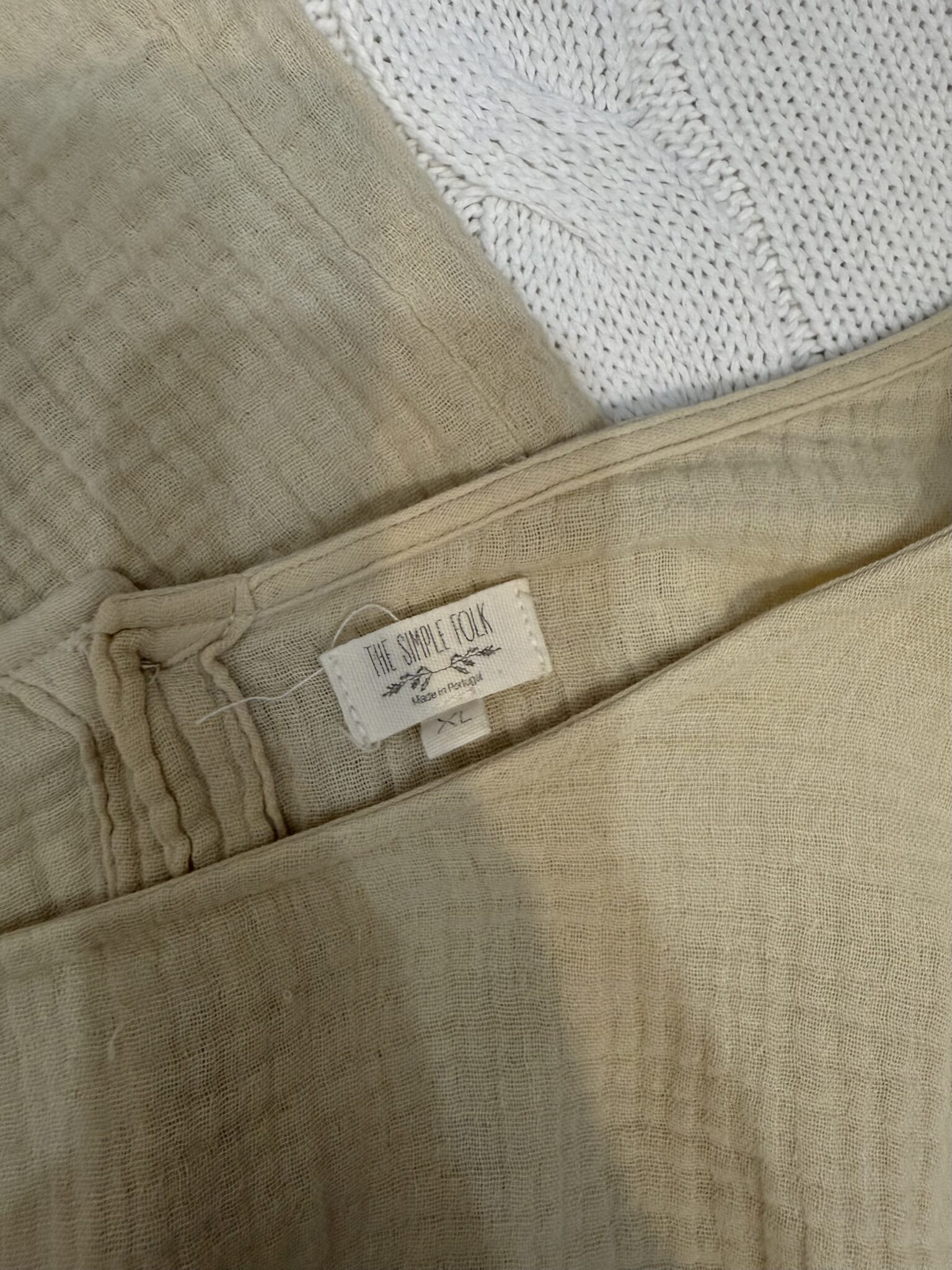 Image for The Simple Folk Button Back top