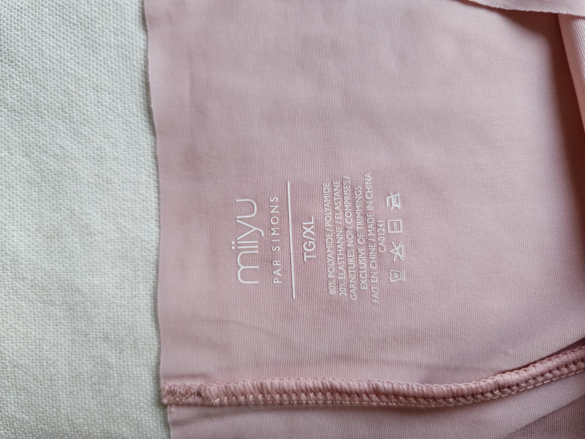 Image for culotte cheeky rose pâle sans couture.