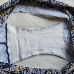 Thumbnail for culotte cheeky sans couture fleuri bleu jaune et crème.