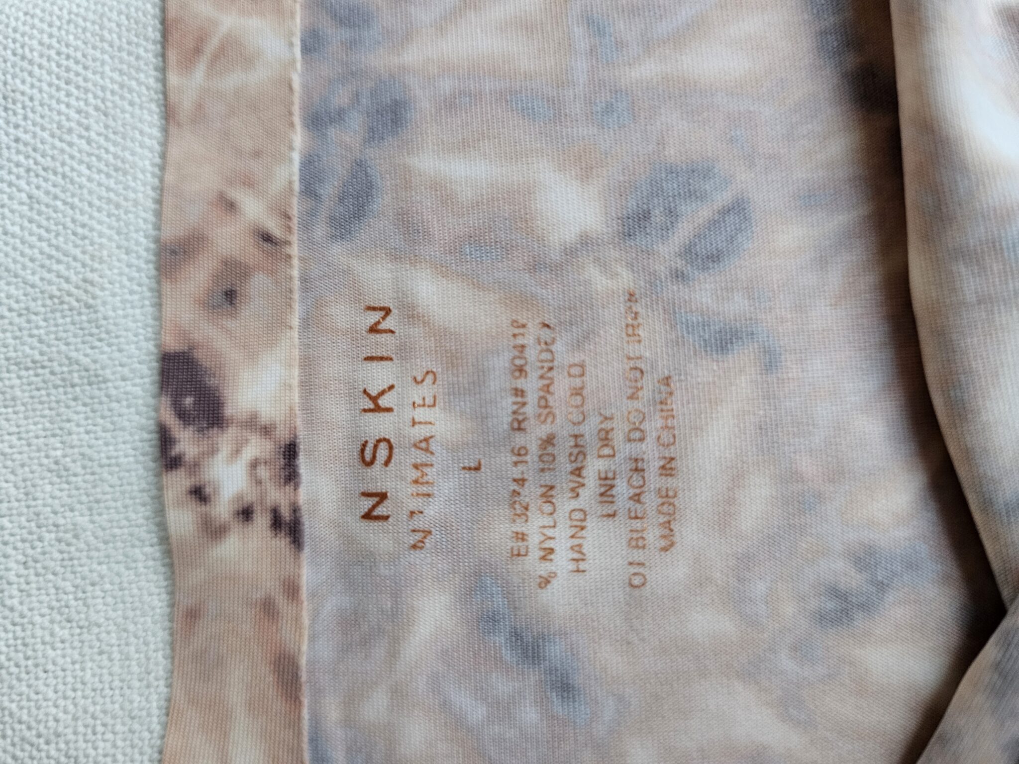 Image for culotte cheeky Danskin motif tie dye.