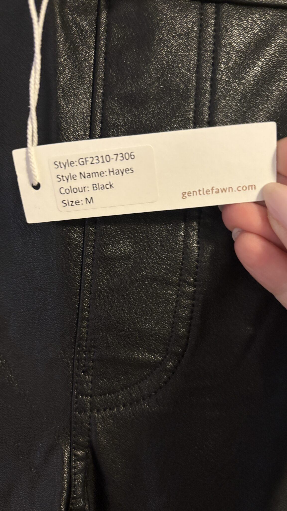 Image for Pantalon Gentle Fawn cuir vegane extensible